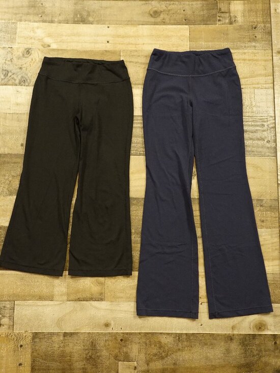 Athleta Other - Athleta Girl Chit Chat Flare Pants Bundle (2 Pair) Size L / 12 Black & Navy